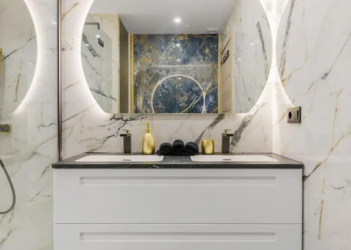 아파트 6 Luxury Sea View Puerto Banus 마르베야